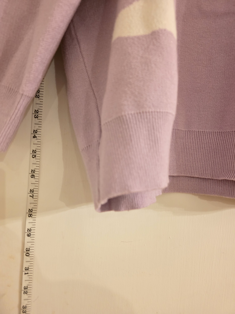 Lavender Cloud Pattern Sweater - Picture 2 of 5